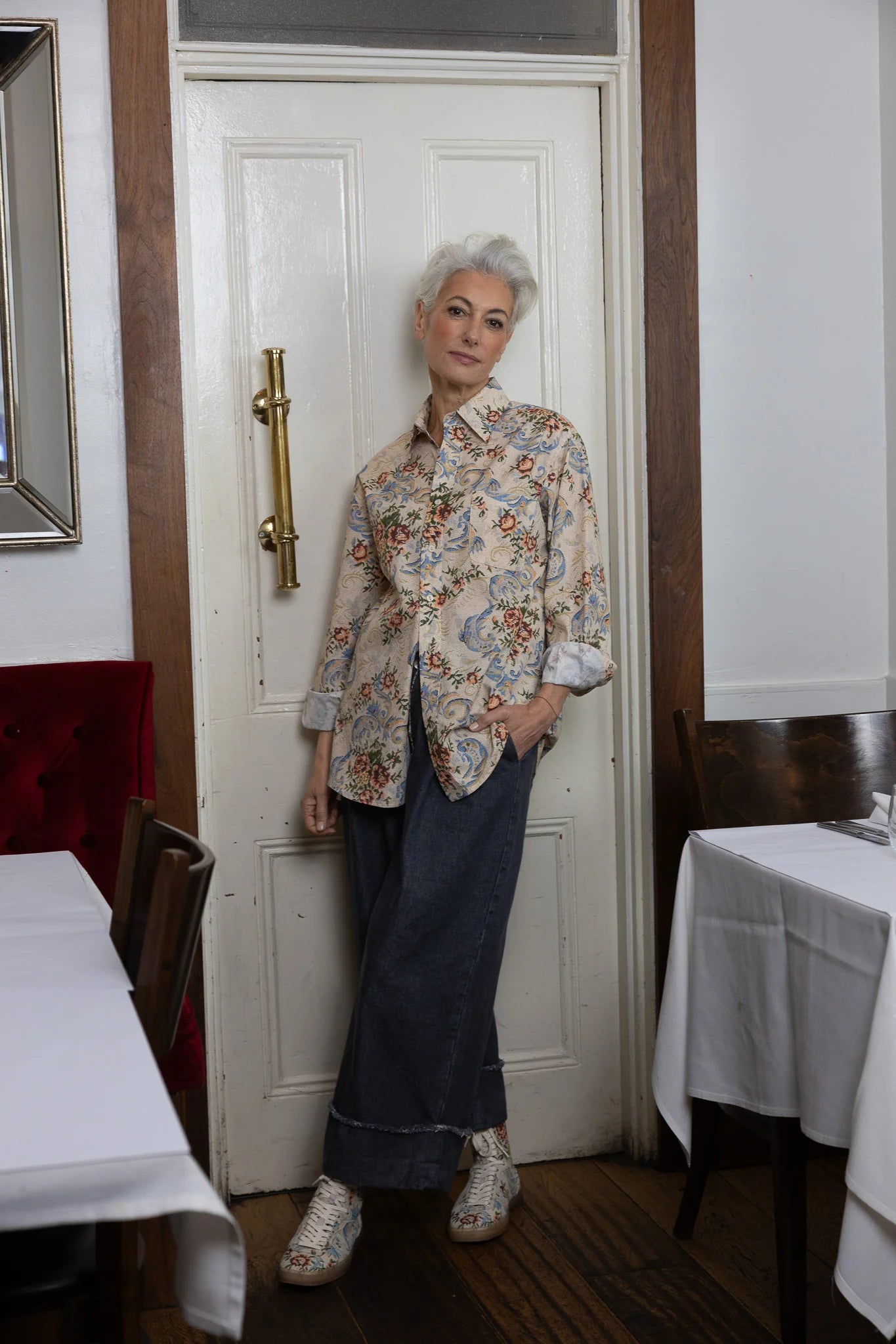 Maud Dainty Sap Shirt - Flowers