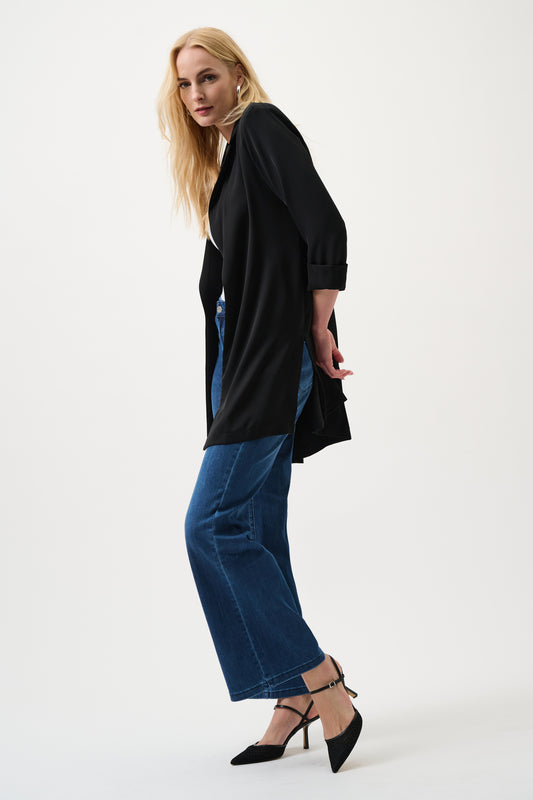 Joseph Ribkoff Goldie | Classic Wide-Leg Stretch Jeans
251968CO Denim Medium Blue