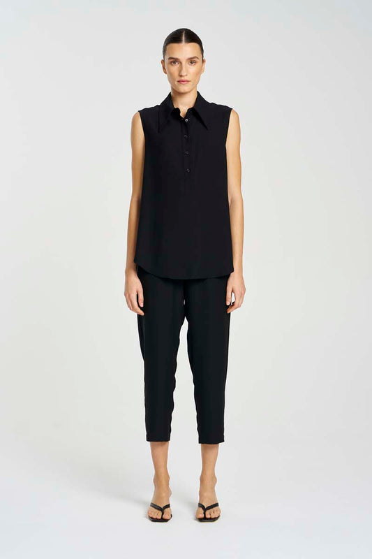 Mela Purdie Capri Pant F602 1917 - BLACK