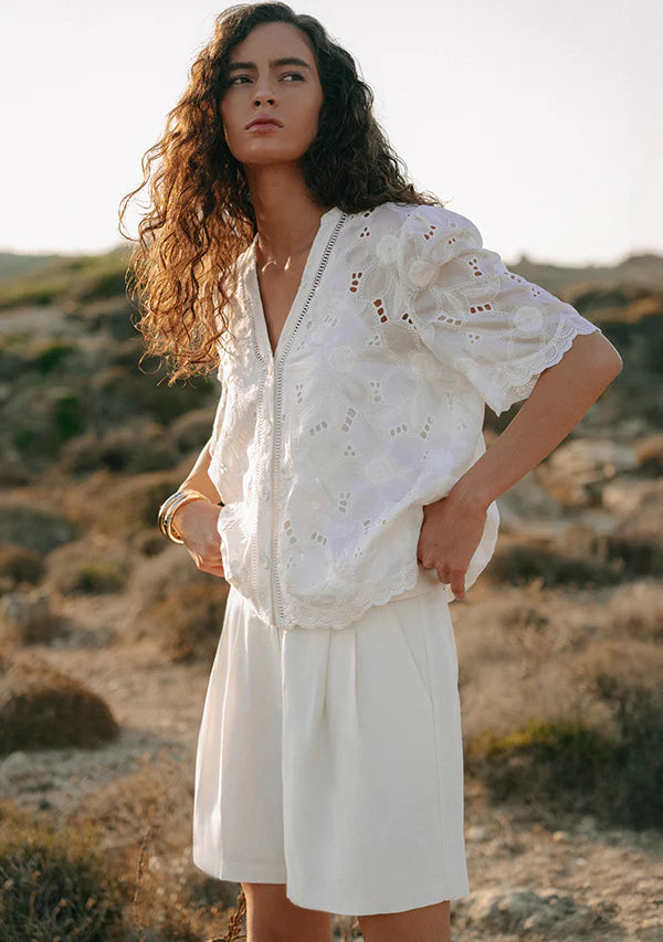 MOS The Label Loretta Shirt - Bright White