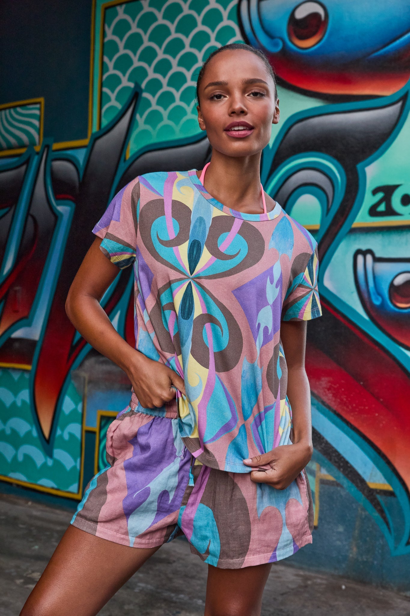 Circular by Maud Dainty City Tee - Wave Print