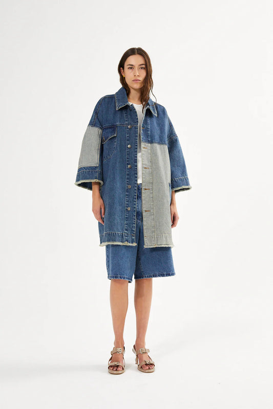 Rabens Saloner OYA Jacket - Washed Indigo