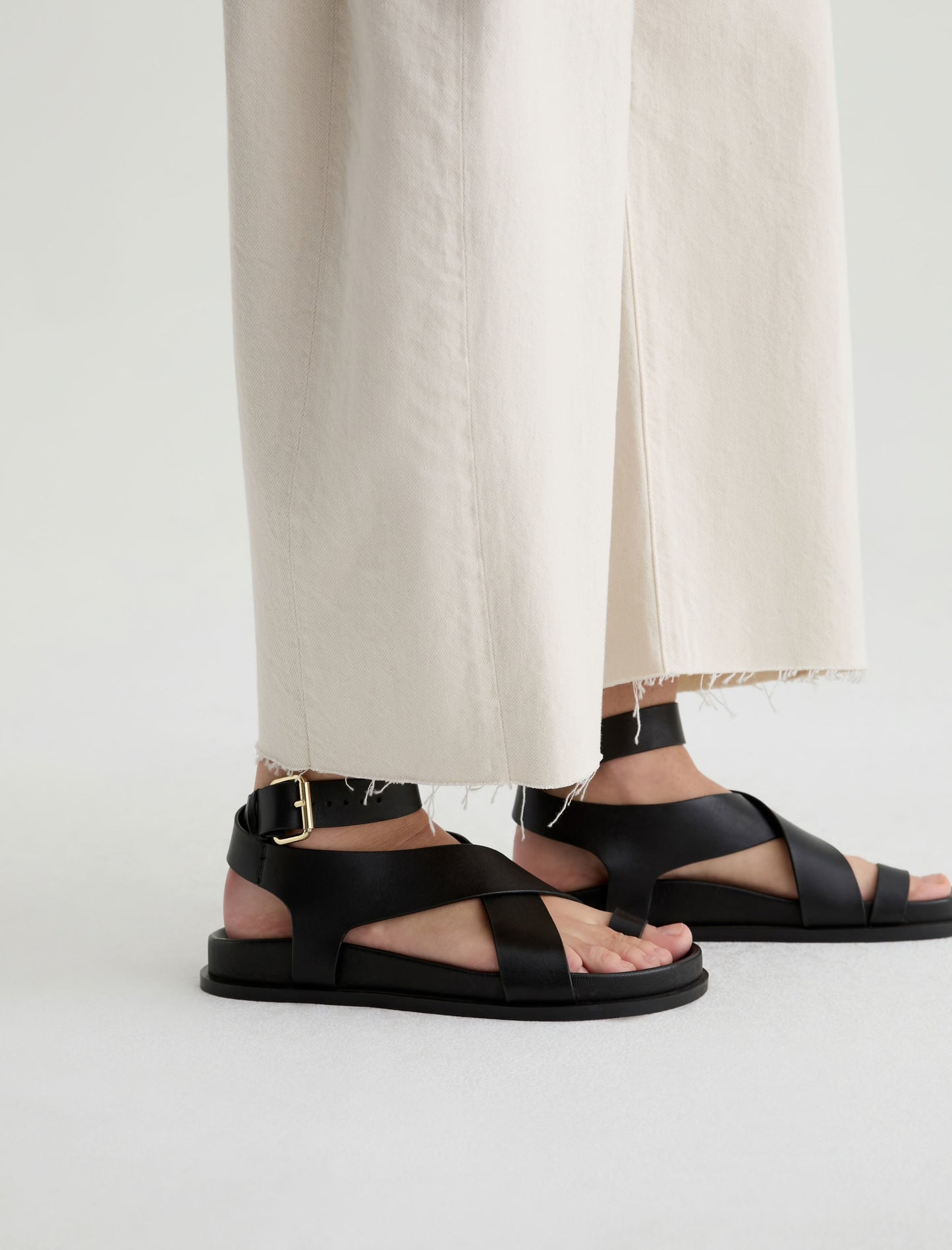 AG Jeans Hattie Crop Jean - High-Rise Barrel - Opal Stone