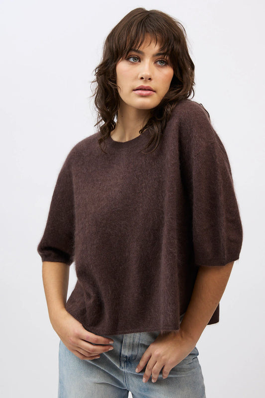 Mia Fratino Eliza  Tee - Dark Chocolate