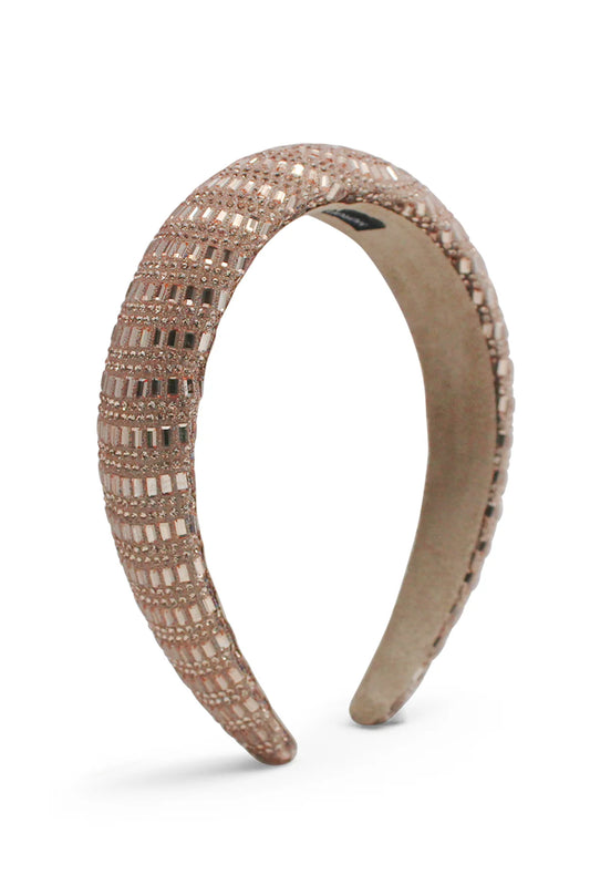 Morgan & Taylor Allicent Heaband in Rose Gold