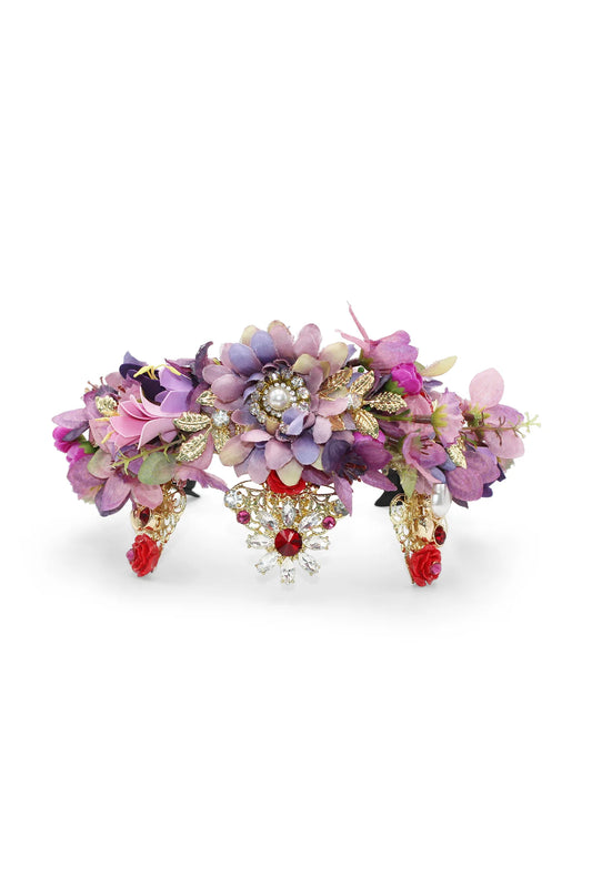 Morgan & Taylor Violet Headpiece - Lilacs