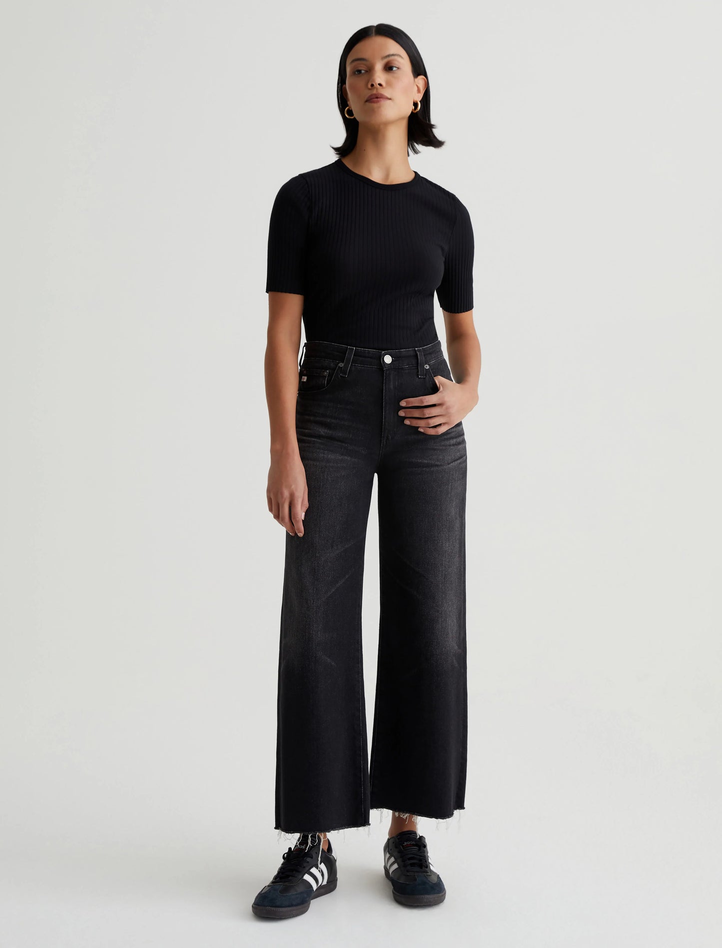AG Jeans Saige Wide Leg Crop - 6 Years Grandiose