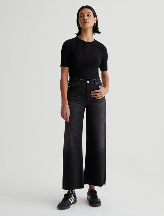 AG Jeans Saige Wide Leg Crop - 6 Years Grandiose
