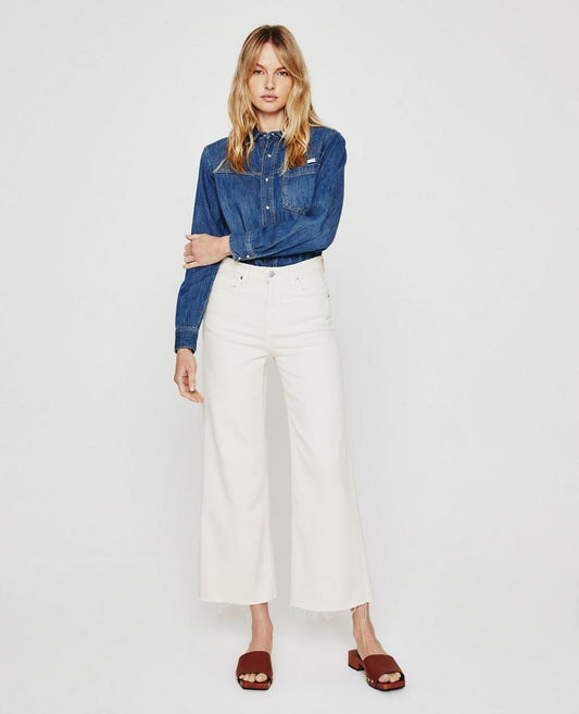 AG Jeans Saige Wide Leg Crop - Dried Spring