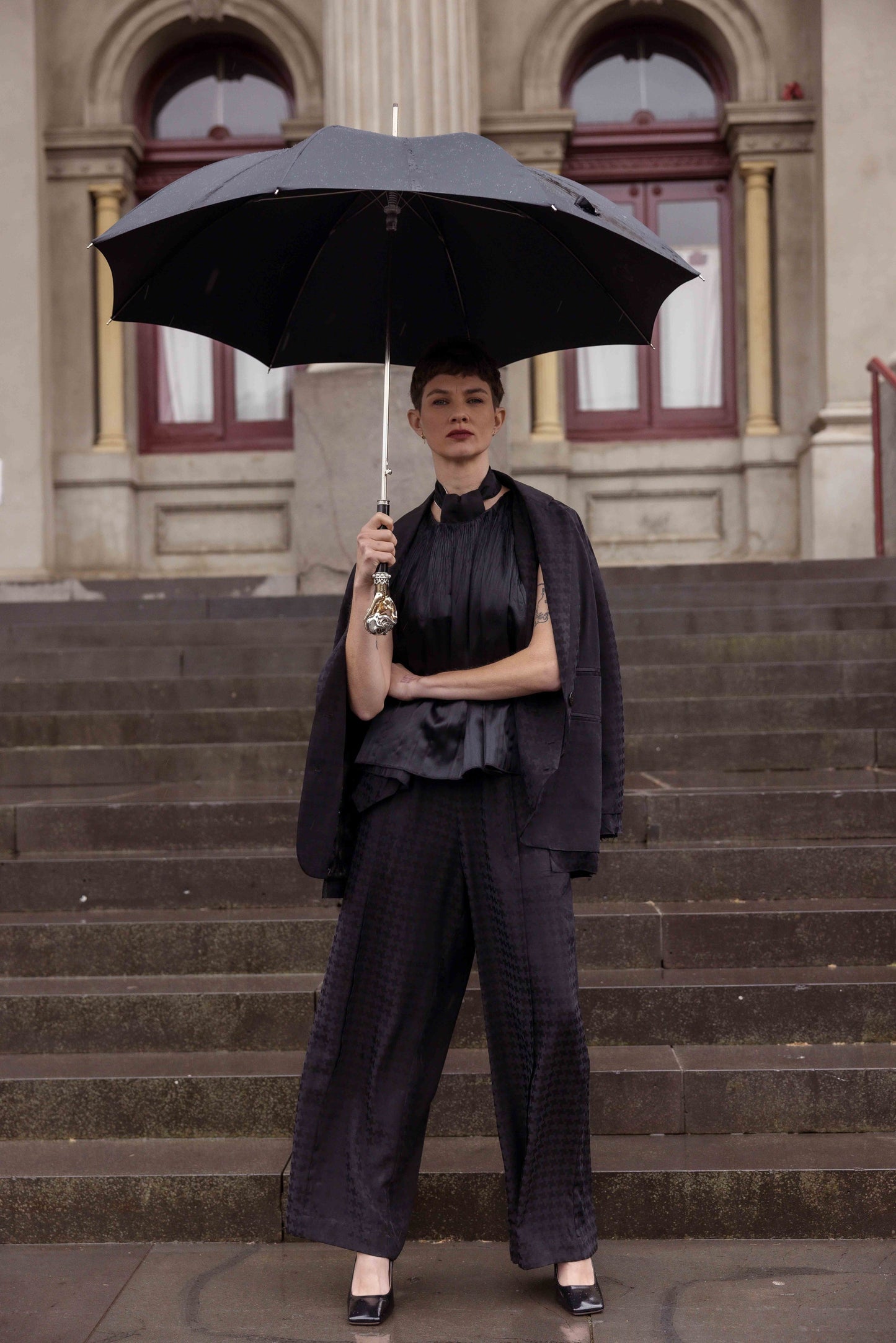 Maud Dainty Kasa Pant - Black