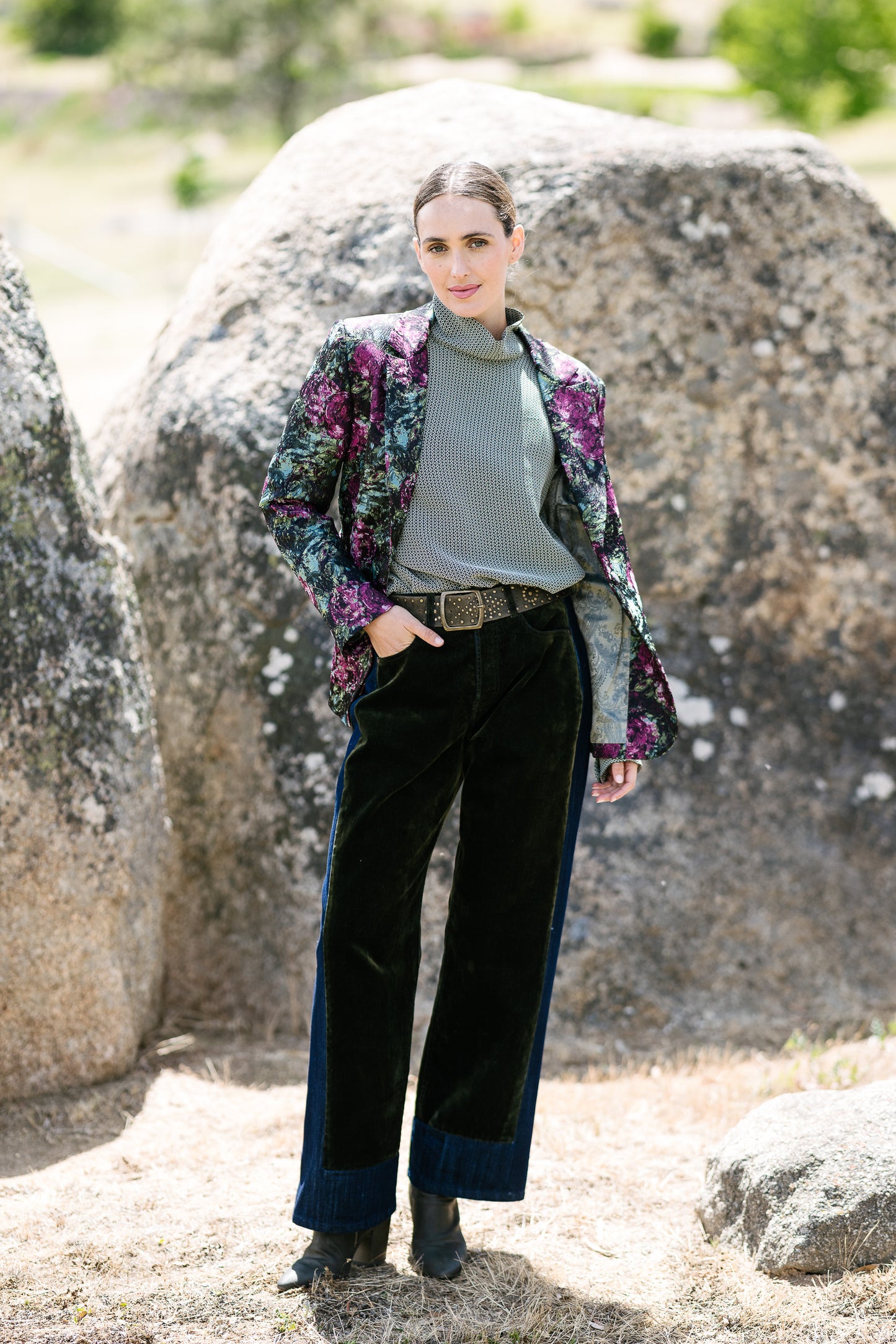 Maud Dainty Zazzle Jacket - Winter Garden