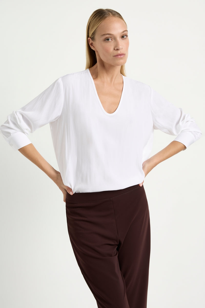 Mela Purdie Slide Blouse F67 8399 - Black