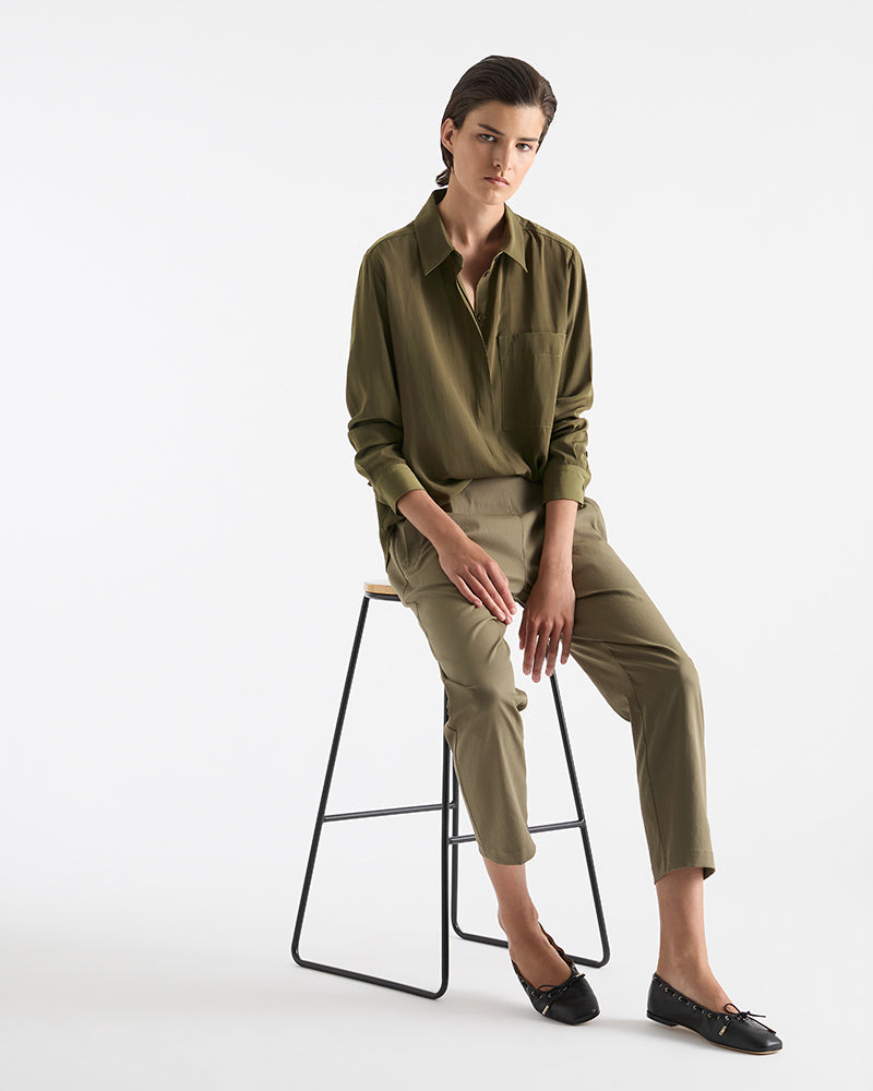 Mela Purdie Single Pocket Shirt F67 7741 - Brindle