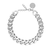 Vanessa Baroni Flat Chain Necklace - Silver