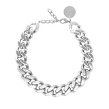 Vanessa Baroni Flat Chain Necklace - Silver