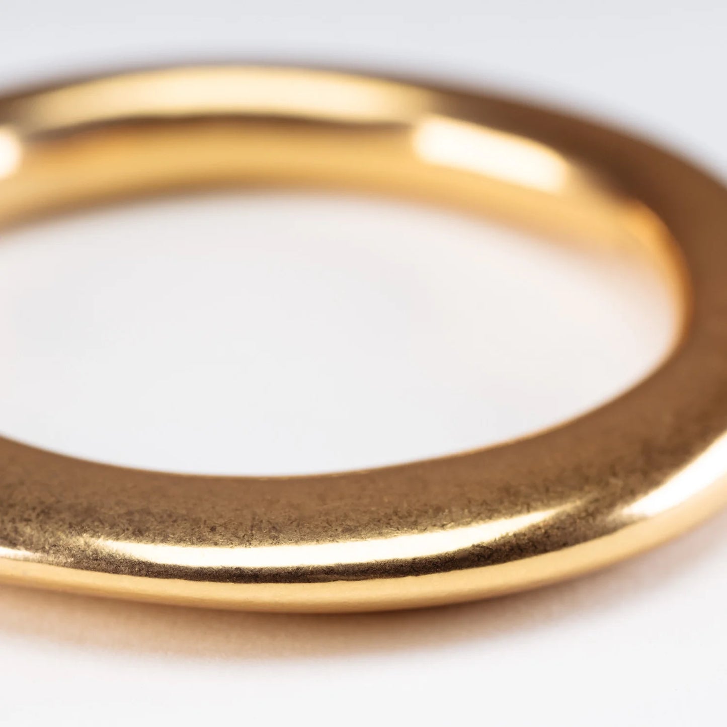 Vanessa Baroni Flat Bangle - Vintage Gold