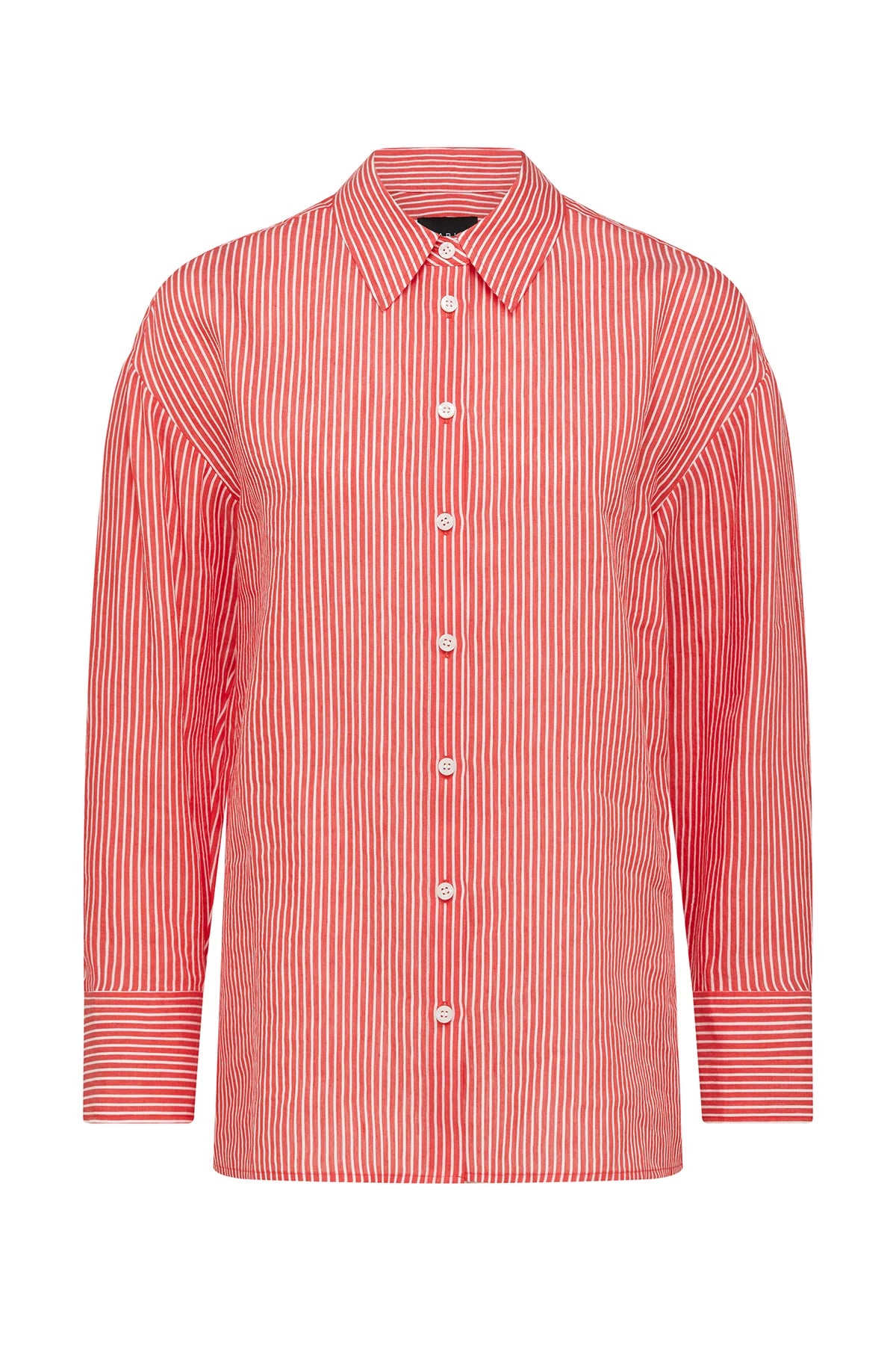 Cable Castela Stripe Shirt - Red Stripe