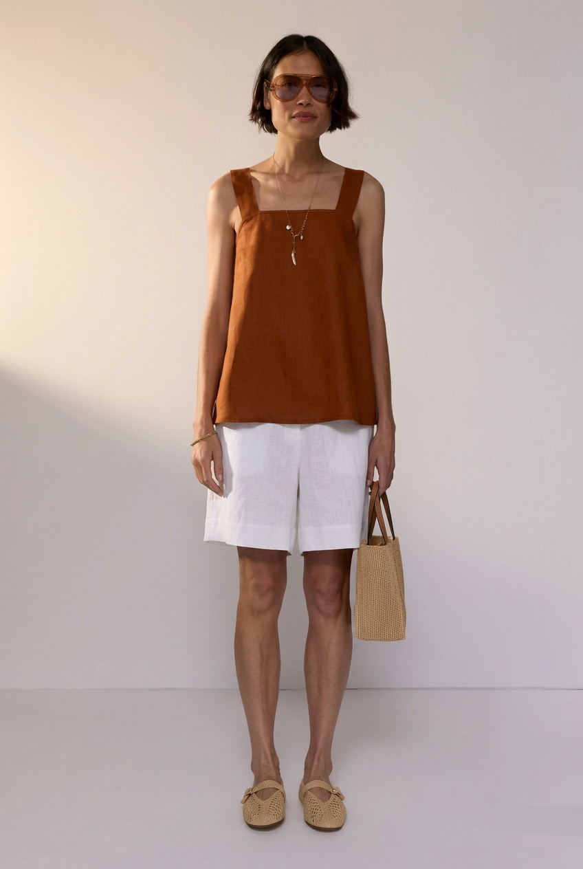 POL Clothing Onda Short - White