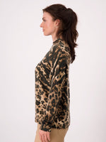 Monari Animal Print Sweater 807195 - Biscuit