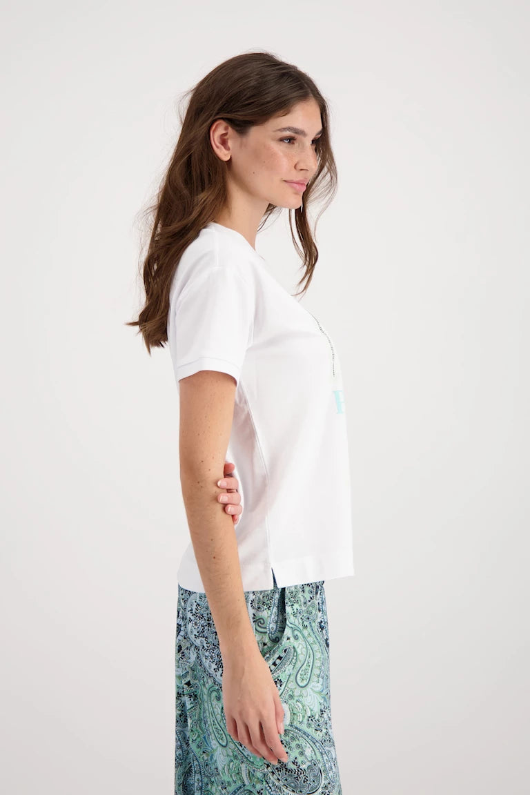 Monari Palm Tree T Shirt 407772