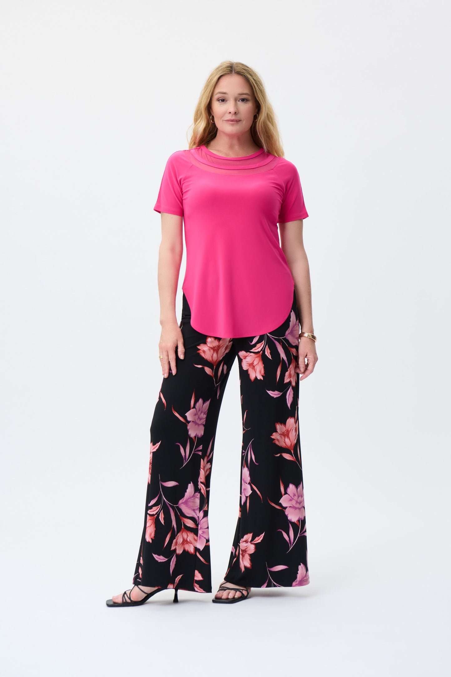 Joseph Ribkoff Top Style 231158 - Dazzle Pink