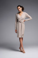 Joseph Ribkoff Dress Style 231763 - Champagne