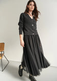 POL Clothing Tulle Skirt - Black