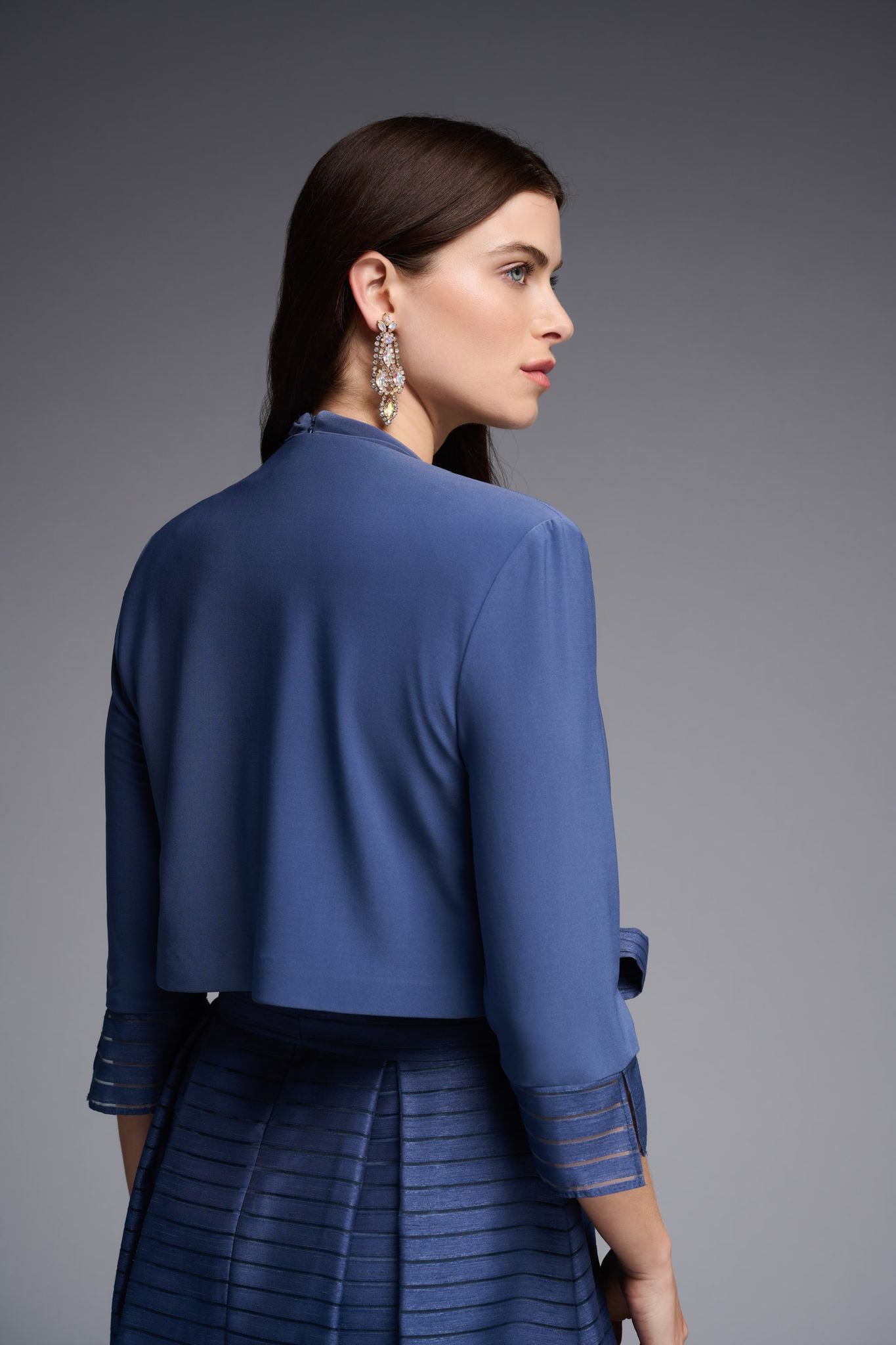 Joseph Ribkoff Bolero Style 231748 - Mineral Blue